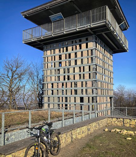 Cyklovlet na rozhlednu Aussichtsturm